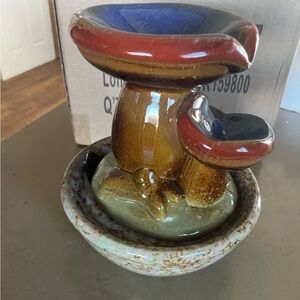 True Living Essentials TABLETOP FOUNTAIN Calming Whisper of Flowing Water L 6"